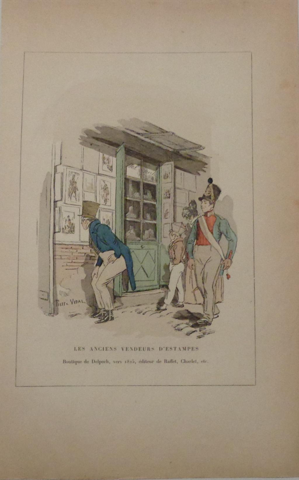 Vidal, Pierre: Boutique de Delpech, éditeur de Raffet, de Charlet, etc., vers 1815.