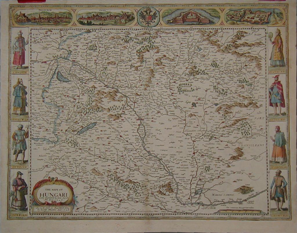 Speed, John: THE MAP OF /HUNGARI / newly augmented by Iohn Speede/ Ano Dom: 1626/ Are to be in Pops-head Alley/ by George Humble. Anno 1626.