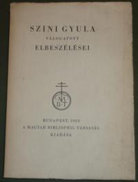 Szini Gyula: Válogatott elbeszélései