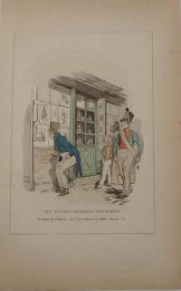 Vidal, Pierre: Boutique de Delpech, éditeur de Raffet, de Charlet, etc., vers 1815