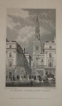 Shepherd, H. Thomas (artist)-Tingle, J.(engraver): Pitman and Ashfield (bookshop). St. Bride s avenue, Fleet street