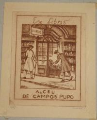 Conrad Gyula: Ex libris Alceu de Campos Pupo