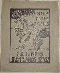 Conrad Gyula: Ex libris - Irén et János Szász „ Inter folia fructus ”