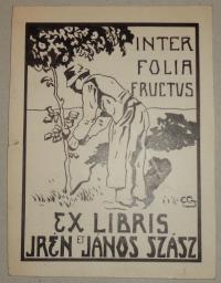 Conrad Gyula: Conrad Gyula: Ex libris - Irén et János Szász „ Inter folia fructus ”