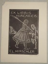 Conrad Gyula: Ex libris - Hungaricis E. L. Hirschler