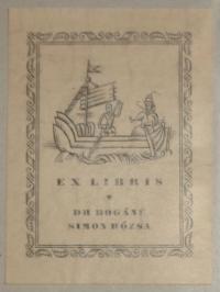 Kozma Lajos: Ex libris Dr. Bogáné Simon Rózsa