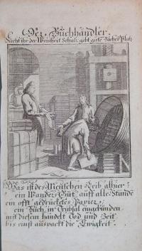 Weigel, Christoph: Der Buchändler. ( A könyvkereskedő) ( The bookseller)