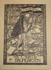 Nagy Sándor: Ex libris F. Baumgarten [Ferenc]