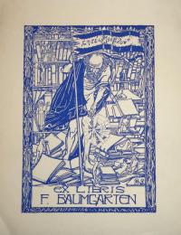 Nagy Sándor: Ex libris F. Baumgarten [Ferenc]