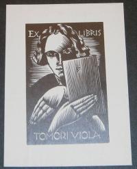 Buday György: Ex libris Tomori Viola